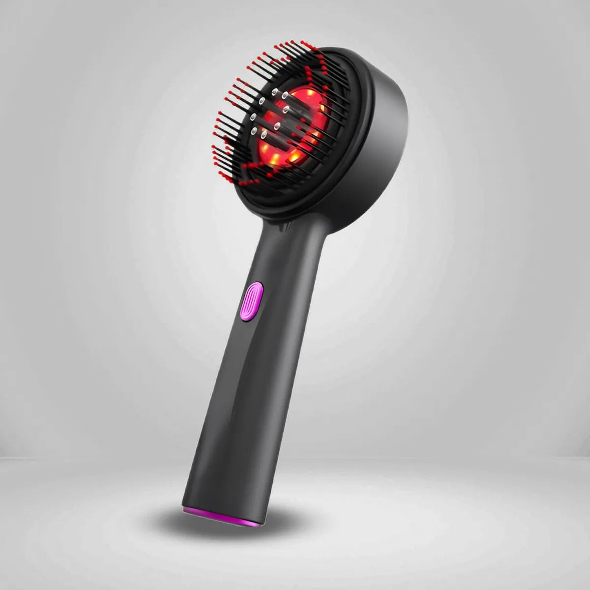 red light scalp massager close-up view